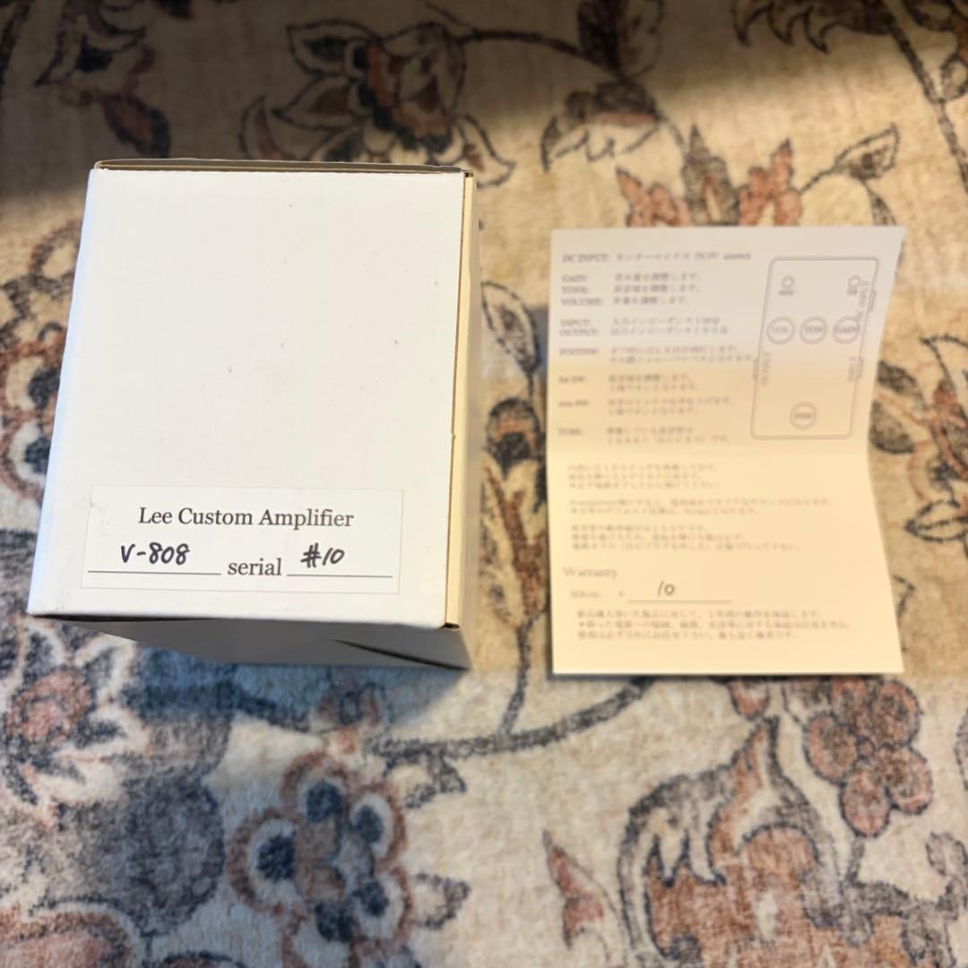 ギター lee custom amplifier v808