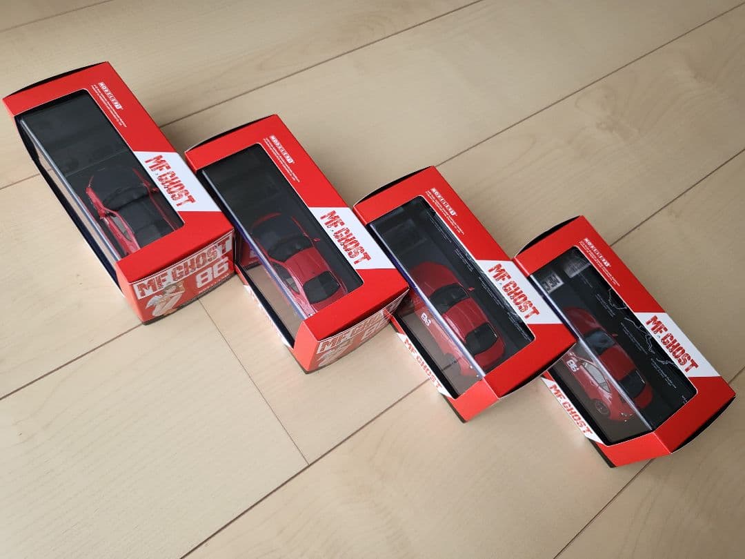 MODELER'S MF GHOST 86 1/43 4台コンプリートセット