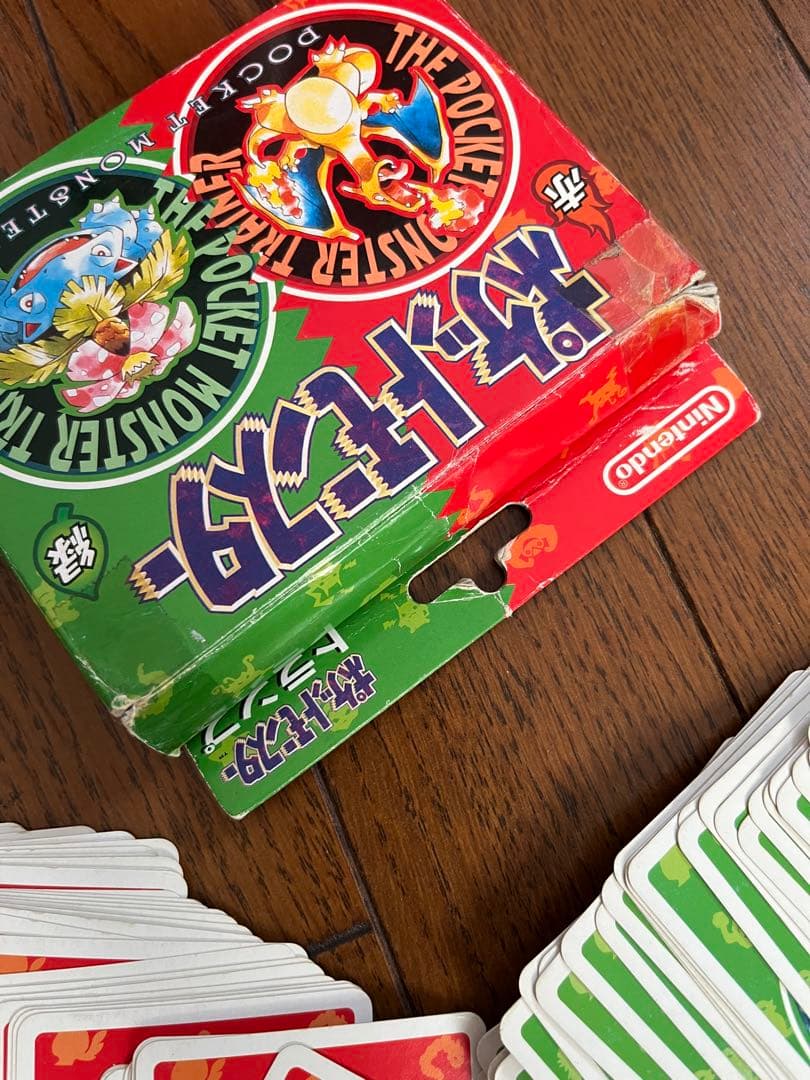 初代ポケモン赤緑 トランプ二つセット ポケモントランプ 初代 緑 赤 2