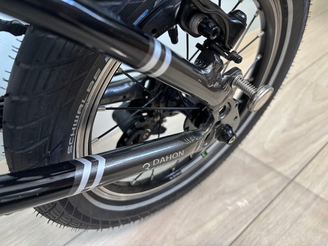 【カスタム有】DAHON K3 ガンメタリック 走行少なめ 室内保管