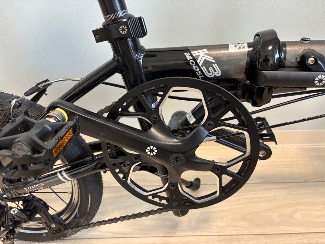 【カスタム有】DAHON K3 ガンメタリック 走行少なめ 室内保管