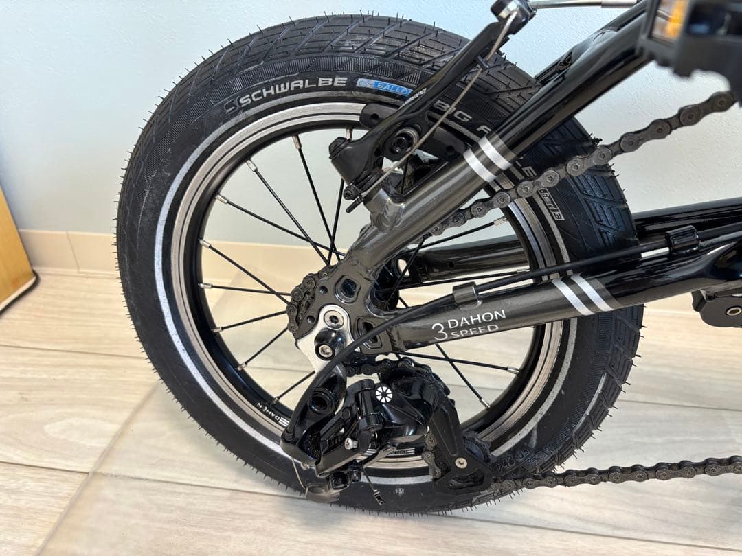 【カスタム有】DAHON K3 ガンメタリック 走行少なめ 室内保管