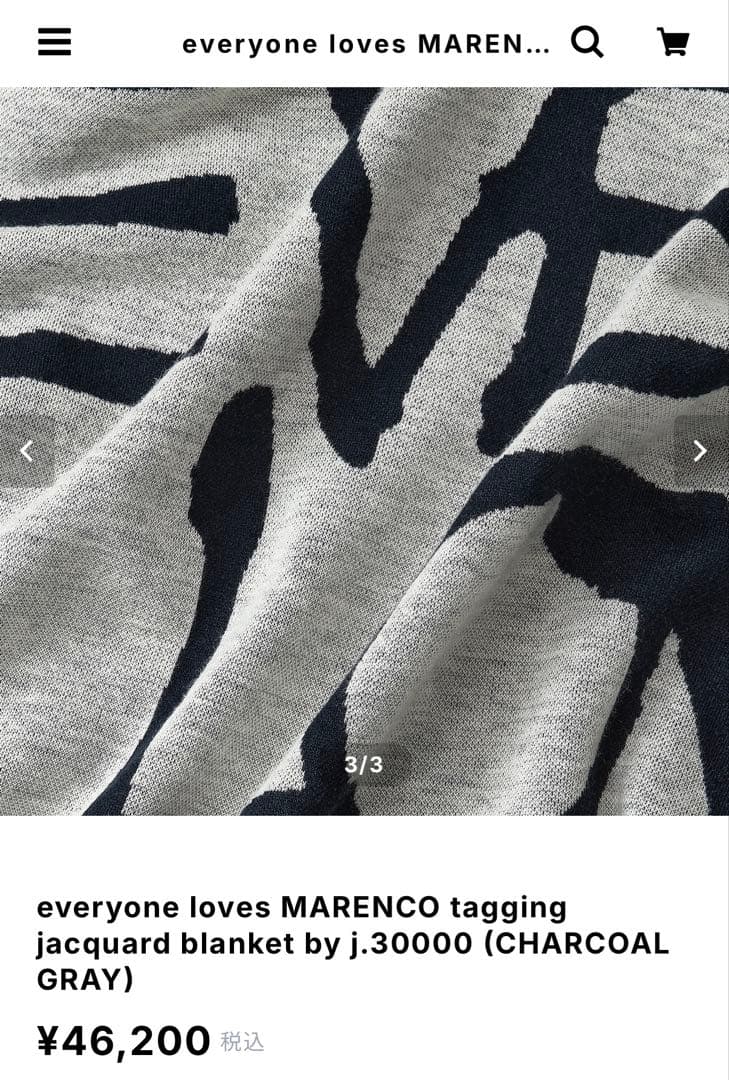 everyone MARENCO ブランケット スタイリスト私物 ennoy