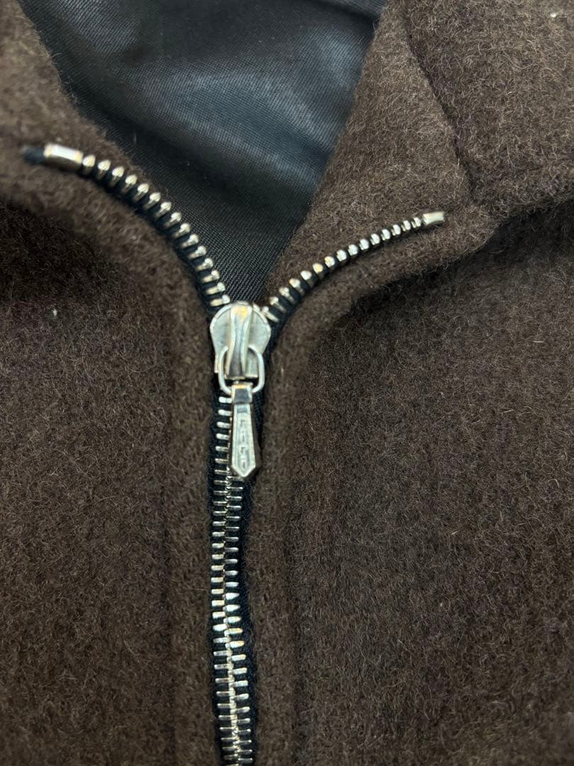 agnes b.フランス製 ウールスポーツジャケット ririジップ