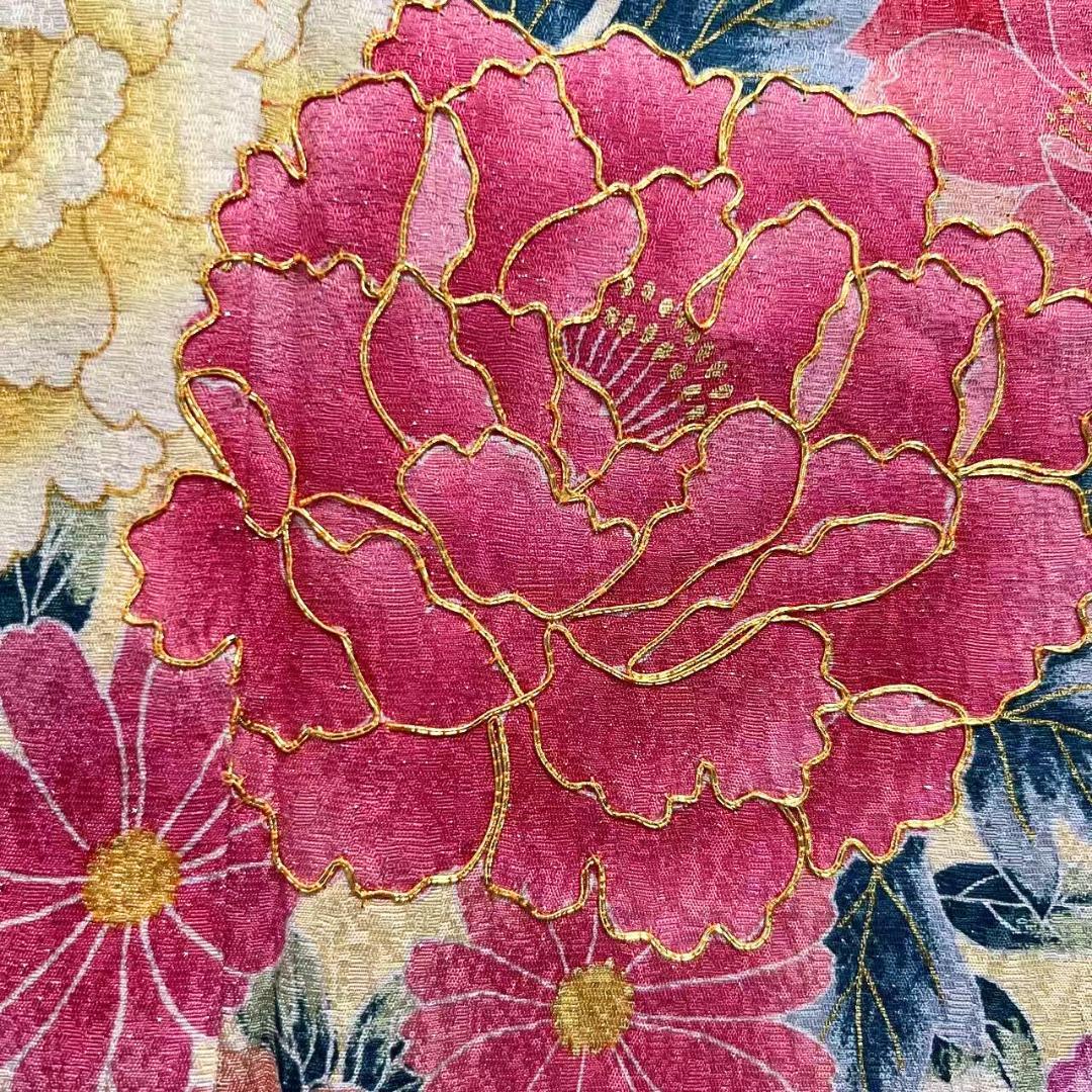 ≪早い者勝ち≫【美品】 振袖 正絹 花柄 桜 成人式 単品 赤 67