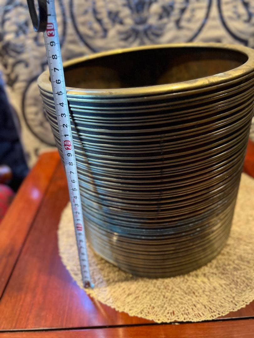 時代火鉢　火鉢　真鍮　Japanese traditional crafts