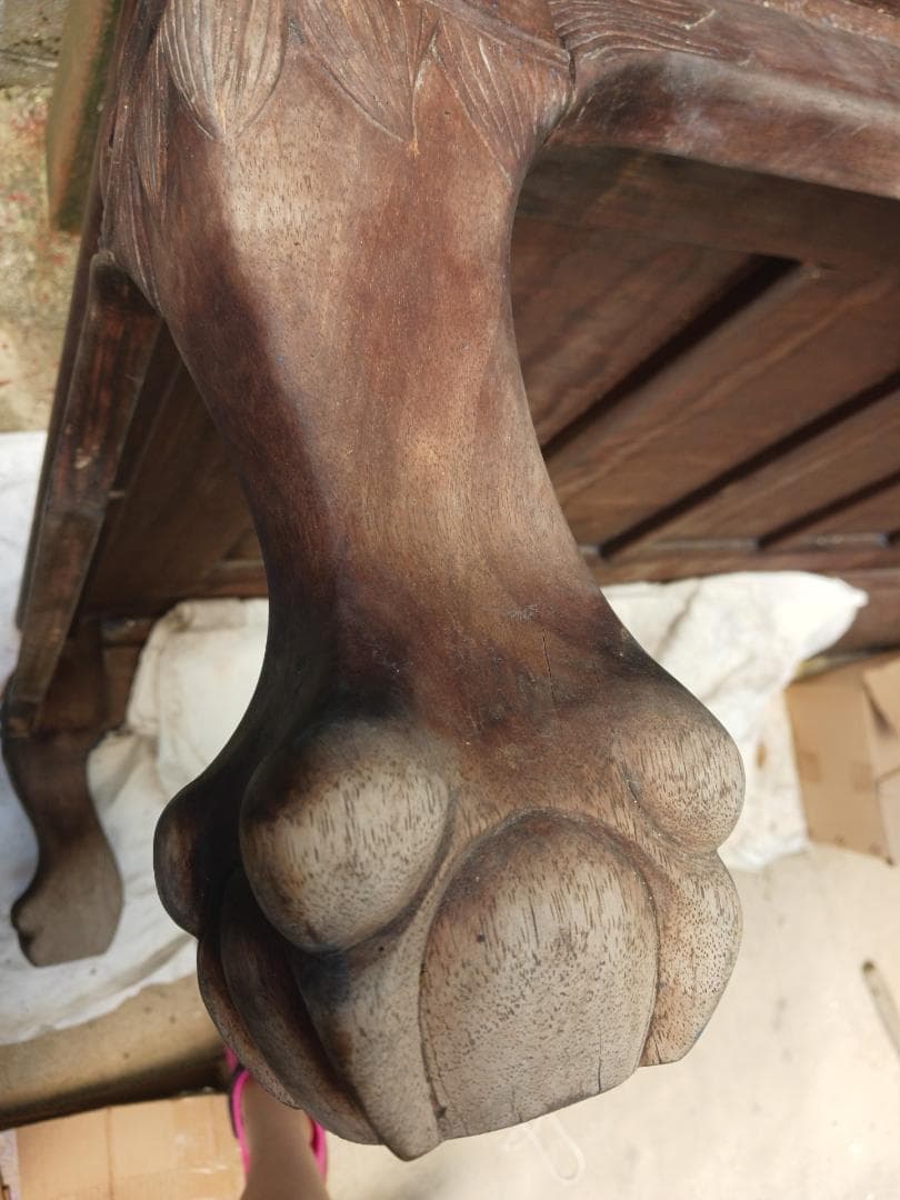 最終値☆もったいない 座卓 紫檀 ローテーブル リメイク用 重い ほぼ