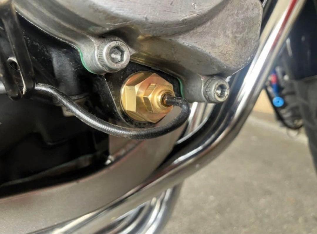 CBR400F ヨシムラ プログレス2 真鍮 油温 センサー アダプター セット