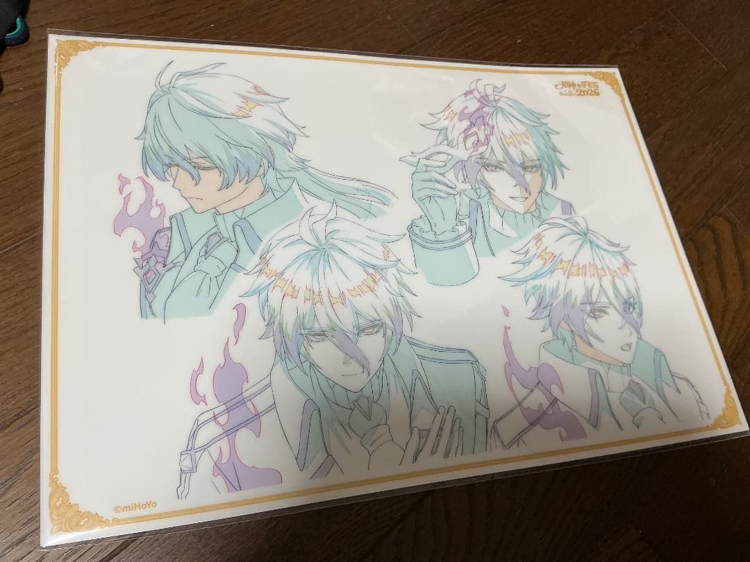 原神 fes 会場限定 vip入場特典 原画 PVCデスクマット フリンズ 2点