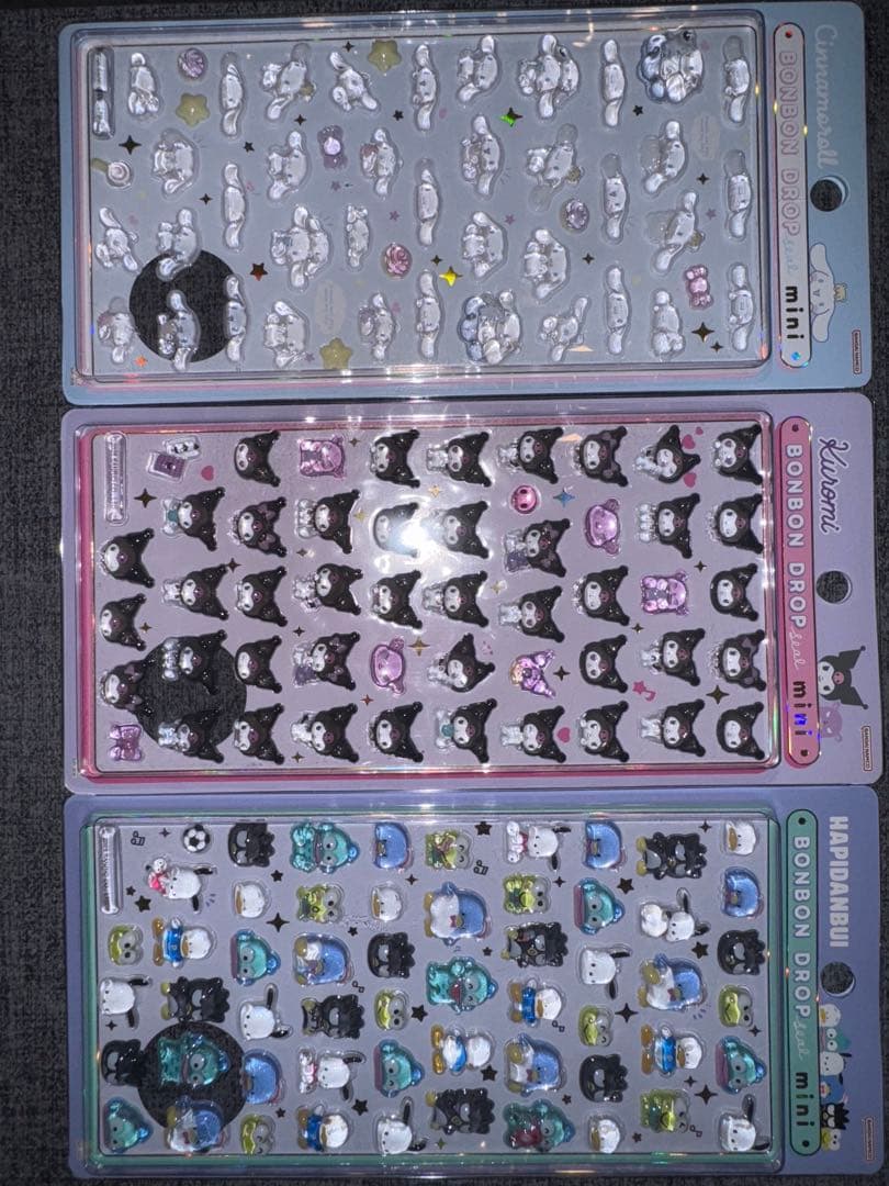 サンリオ ボンボンドロップシールミニ コンプリートセット 正規品
