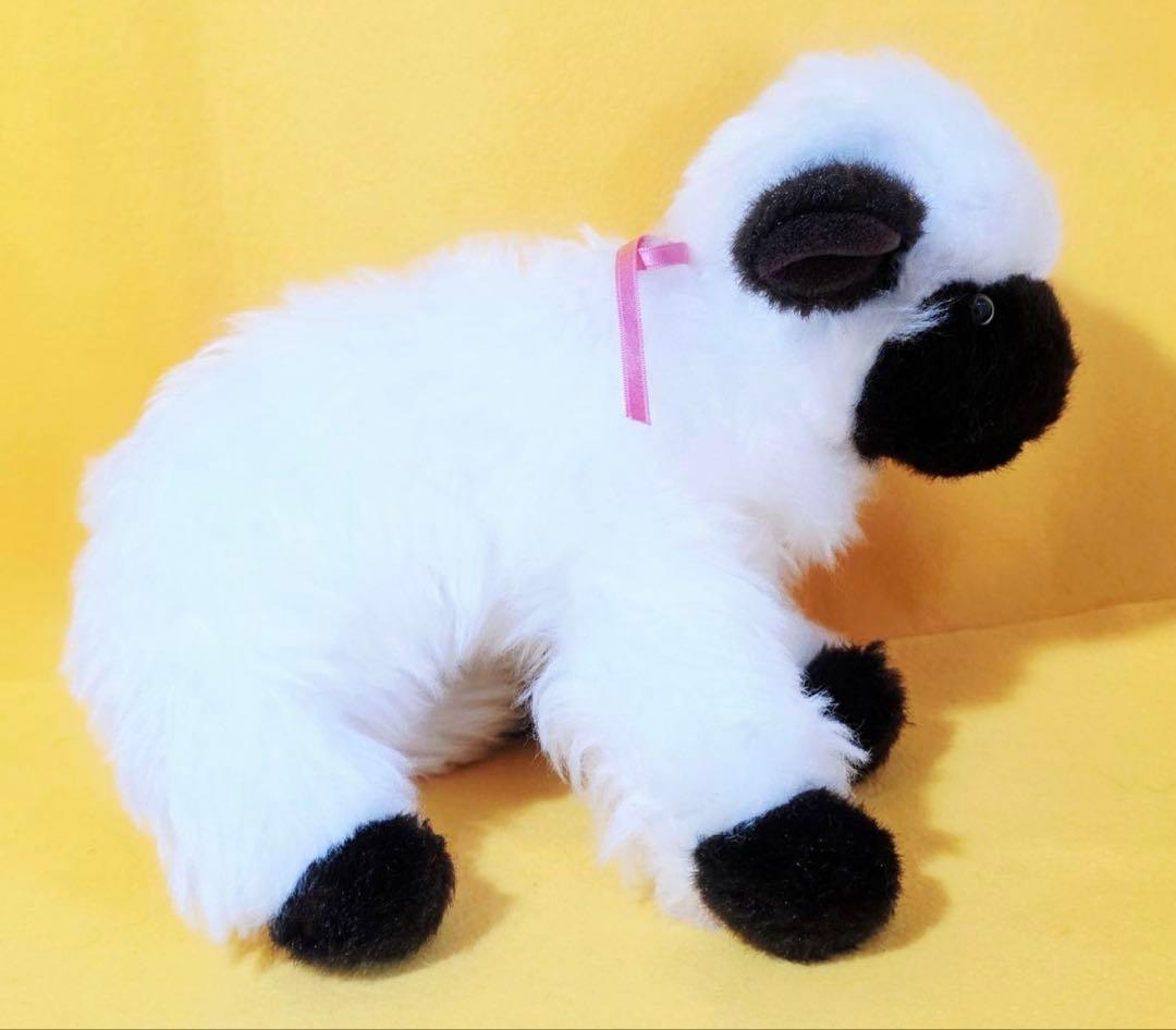 1980年代製モンスイユ羊人形ぬいぐるみMONSEUIL昭和レトロ動物フィギア