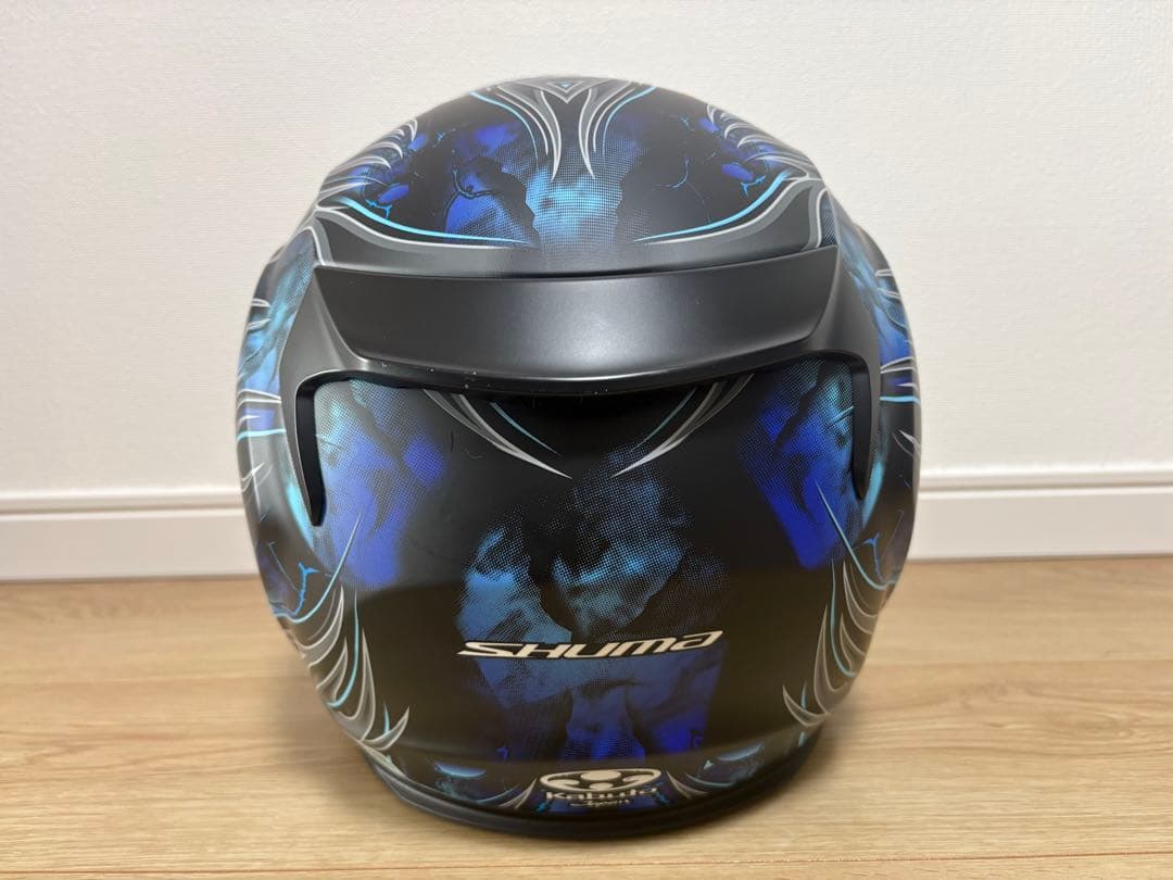 OGKカブト SHUMA シューマ フルフェイス M帽体ブルーミラー新品有 美品