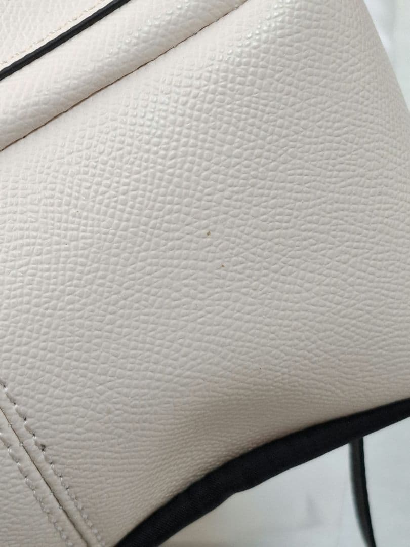 【COACH × Disney】ミニーマウス ミニリュック ホワイト レザー