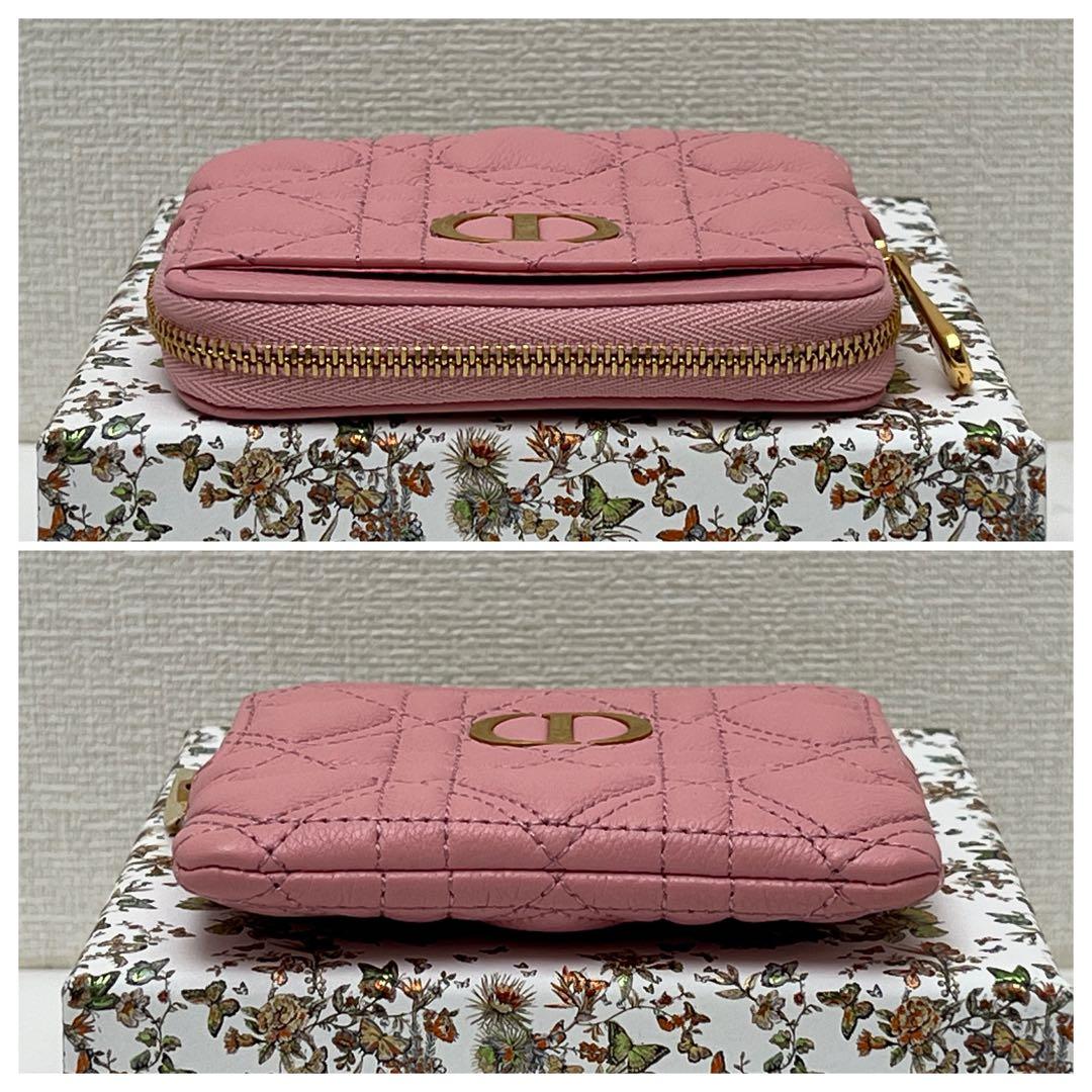ディオール カロ ラベンダー ウォレット ケース ピンク ハート