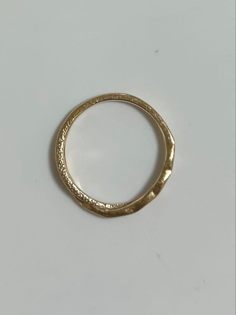 【値下げ】agete アガット K10 ピンキーリング 10184111084