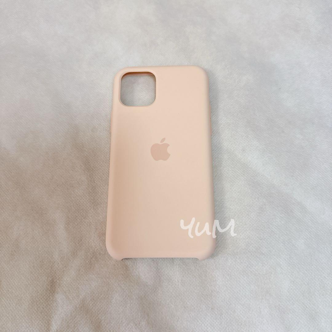 iPhone11pro iPhoneケース apple 純正 ピンク シリコン iphone13