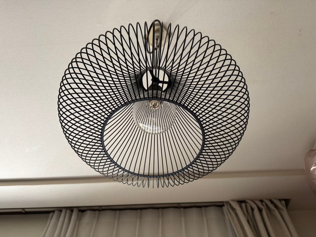 “NEBRASKA” ブラック ワイヤーシェード ペンダントライト