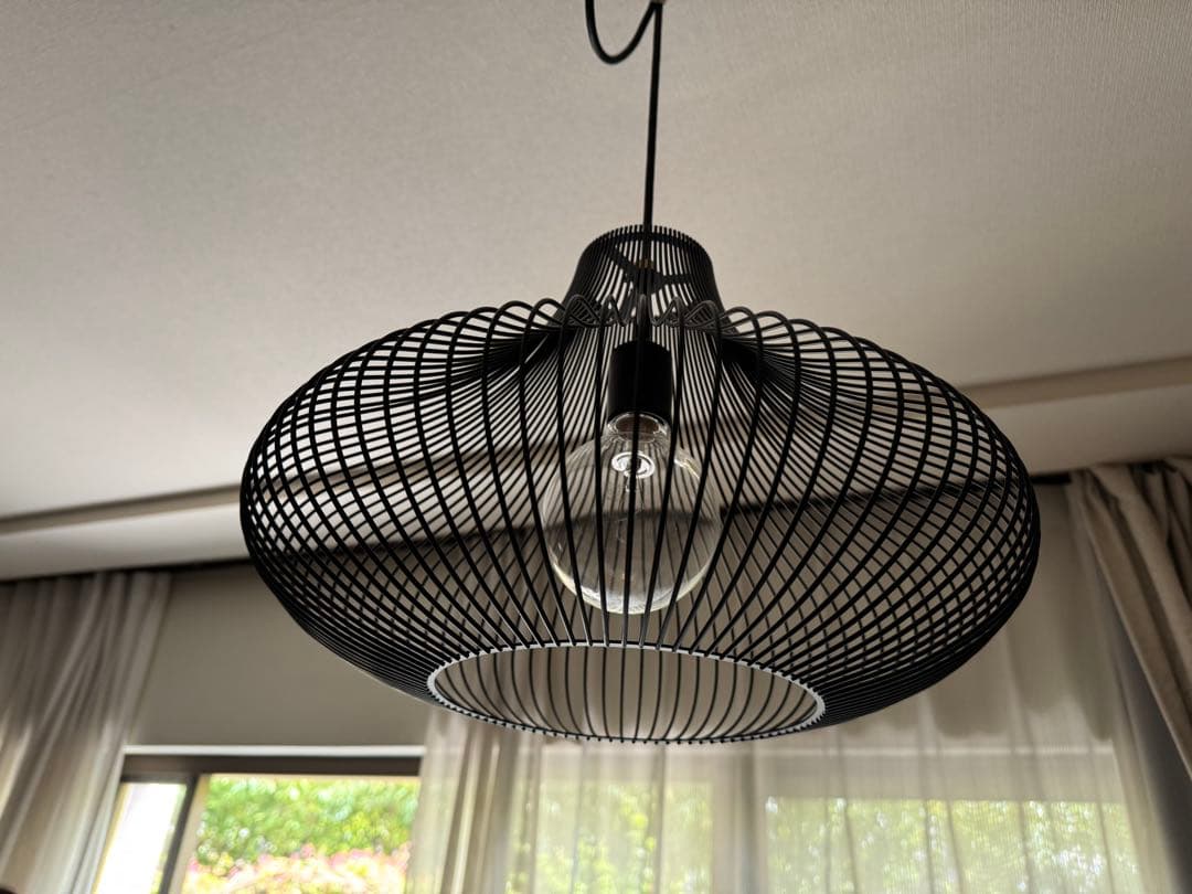 “NEBRASKA” ブラック ワイヤーシェード ペンダントライト