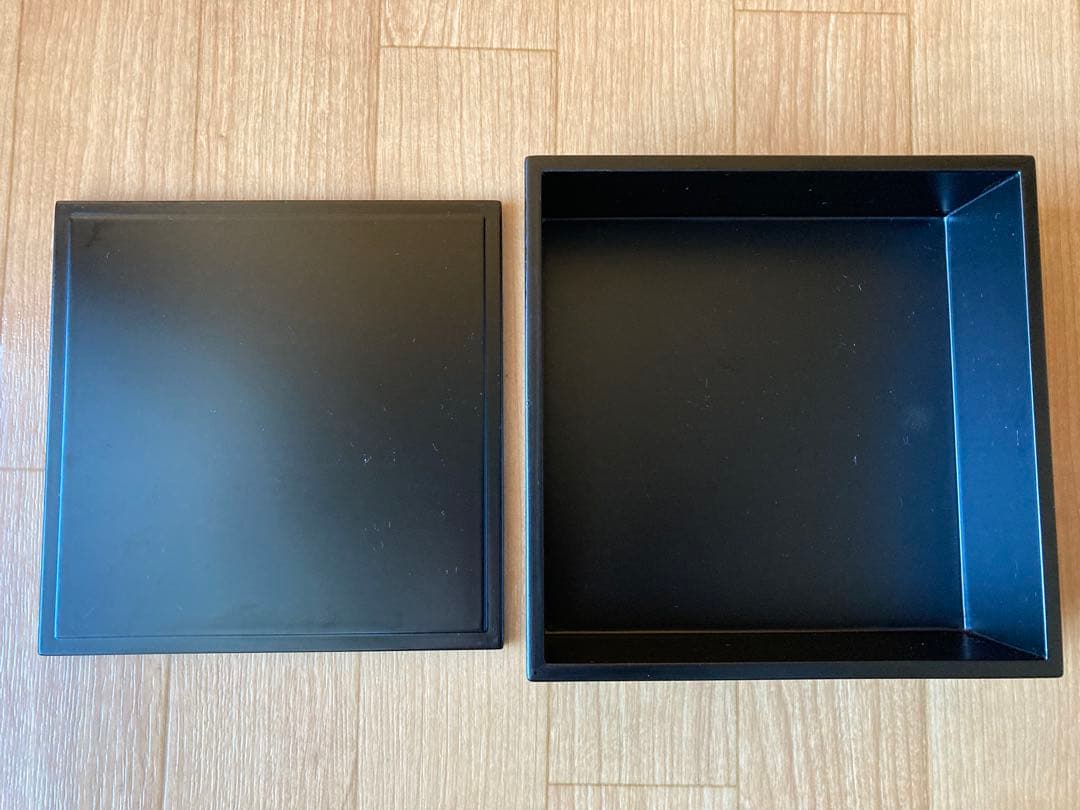 レア　紋紗塗　津軽塗　漆器　重箱 一段