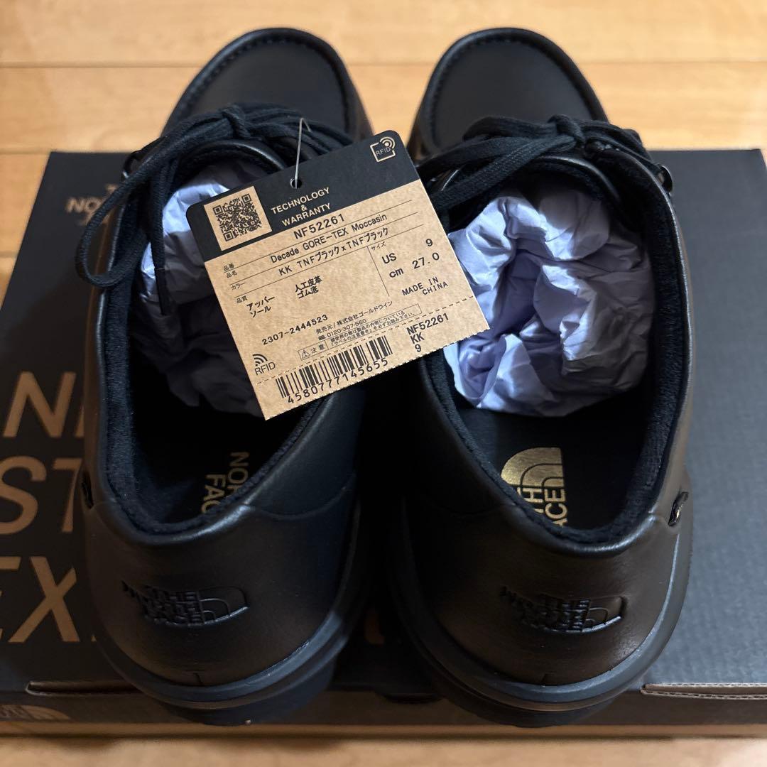 新品　ザ・ノースフェイス　ディケード　ゴアテックス　モカシン　シューズ　27cm
