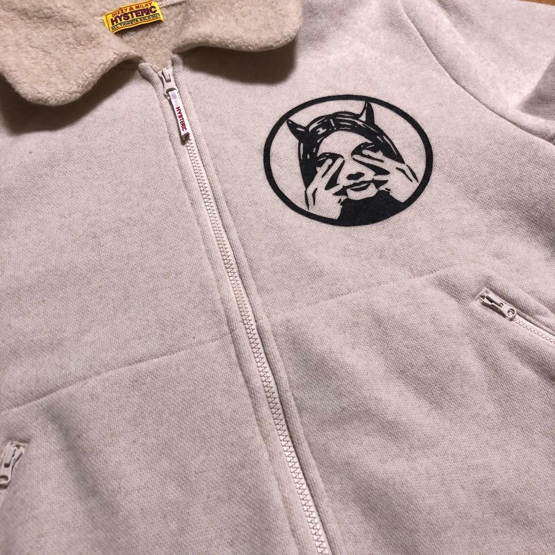 ヒステリックグラマー アンゴラ ふわふわ フリース ブルゾン バック