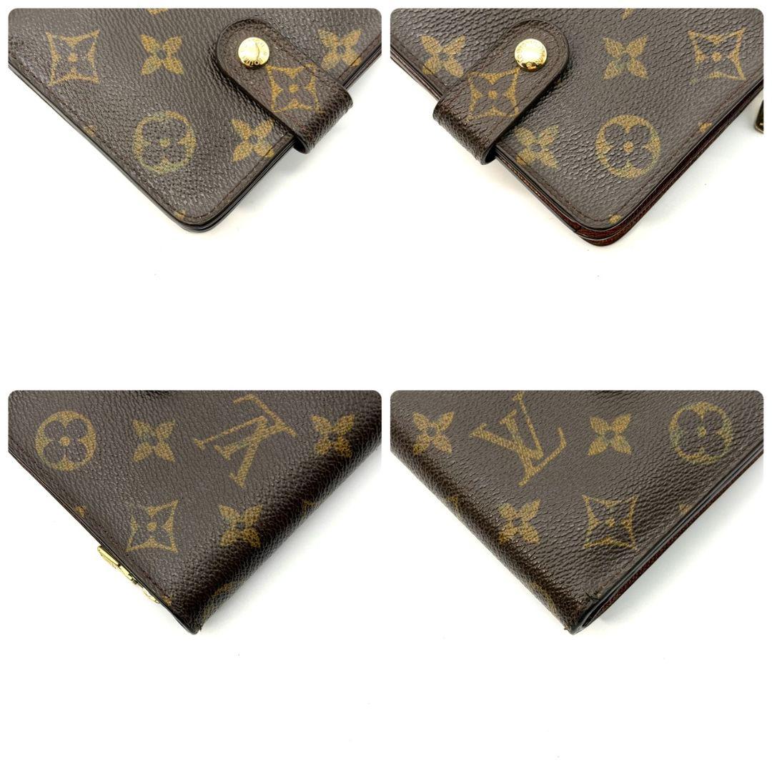 ルイヴィトン モノグラム コンパクトジップ 財布 二つ折り ラウンドファスナー