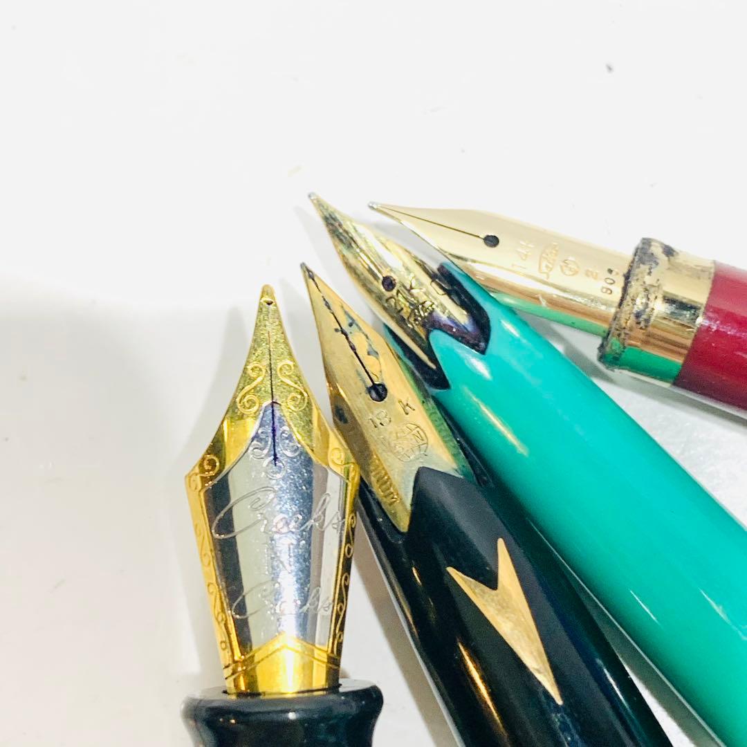 プラチナ セーラーなど 万年筆 まとめ売り ペン先 18金1011-S4541s