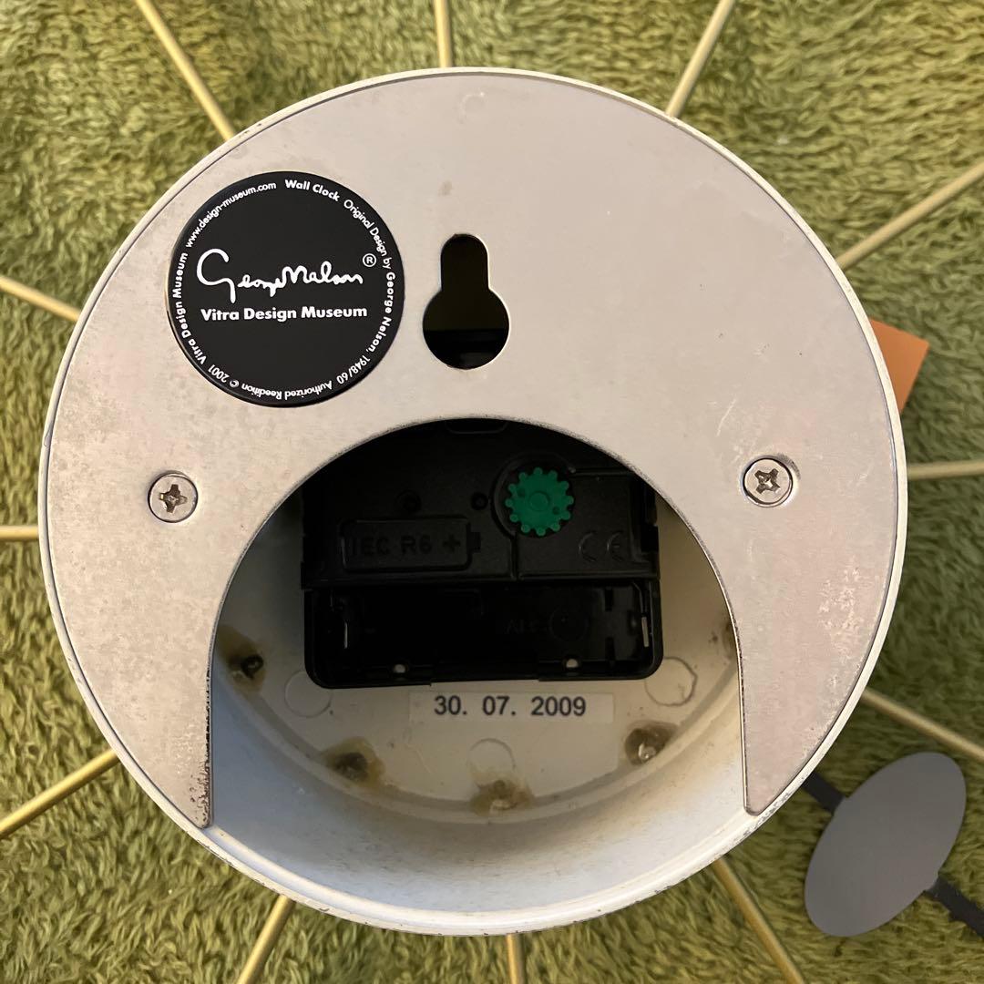 【正規品】ボールクロック　ジョージネルソン　ヴィトラ　壁掛け時計　ジャンク品扱い