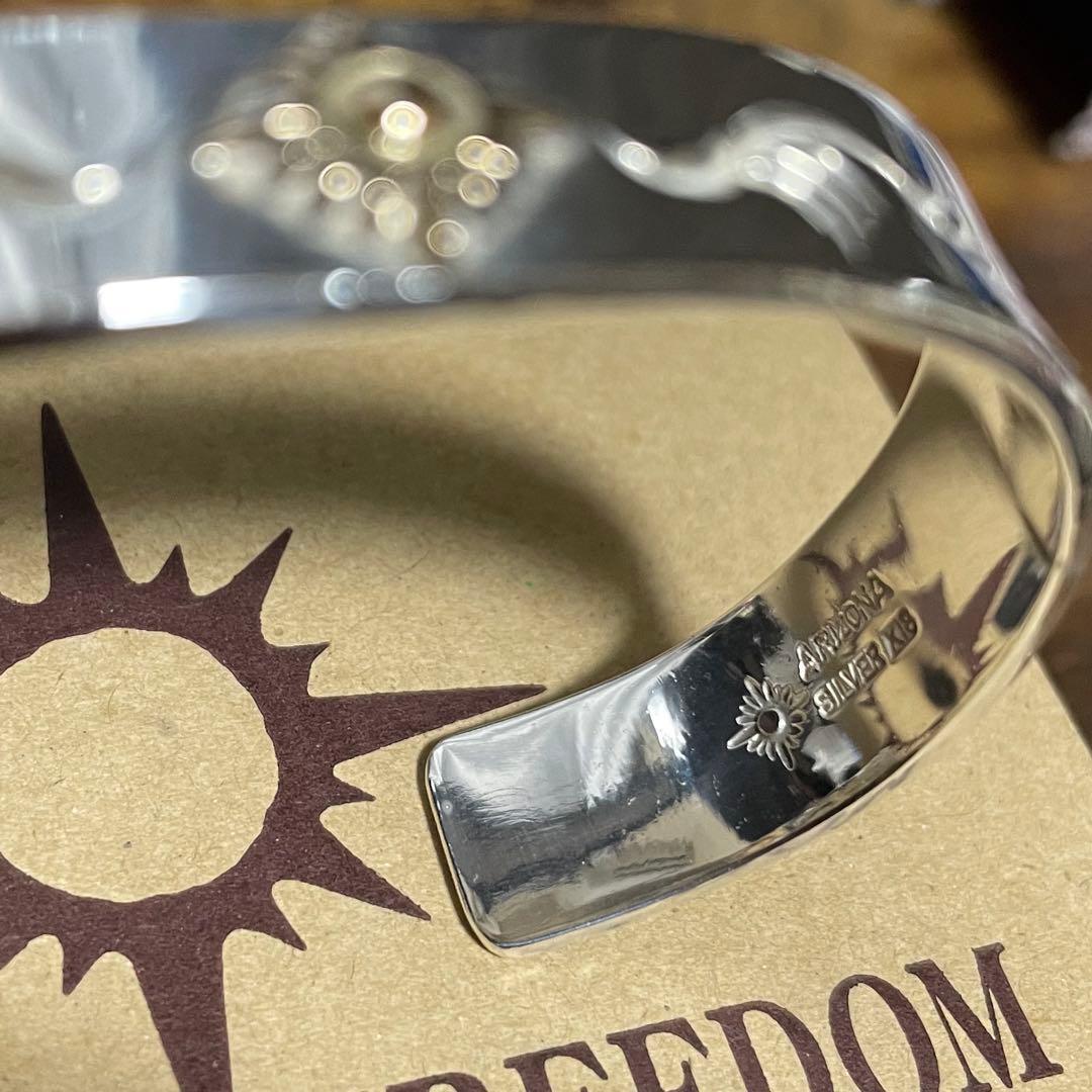 メンズ　極美品　アリゾナフリーダム バングル　12mm k18