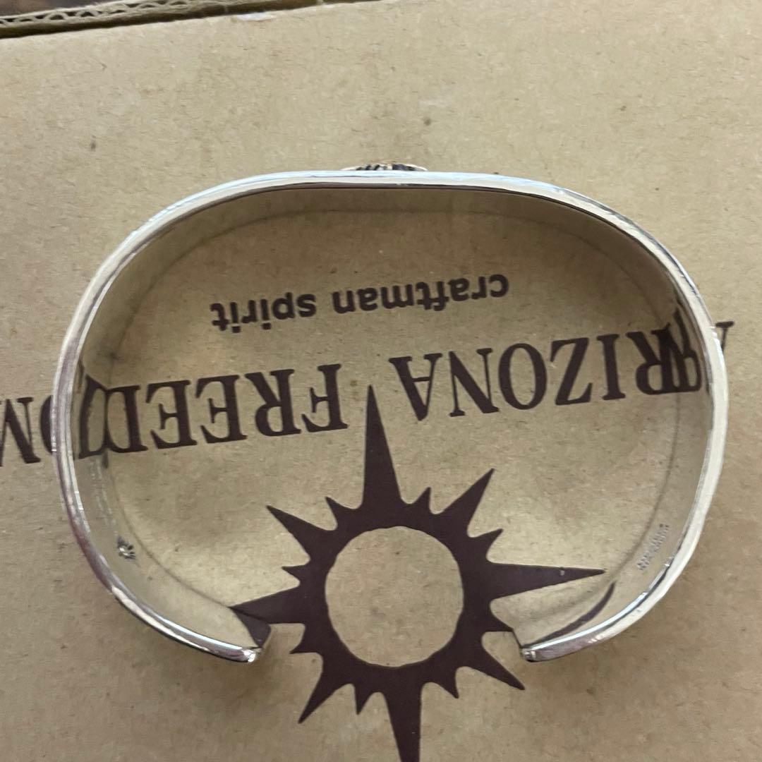 メンズ　極美品　アリゾナフリーダム バングル　12mm k18
