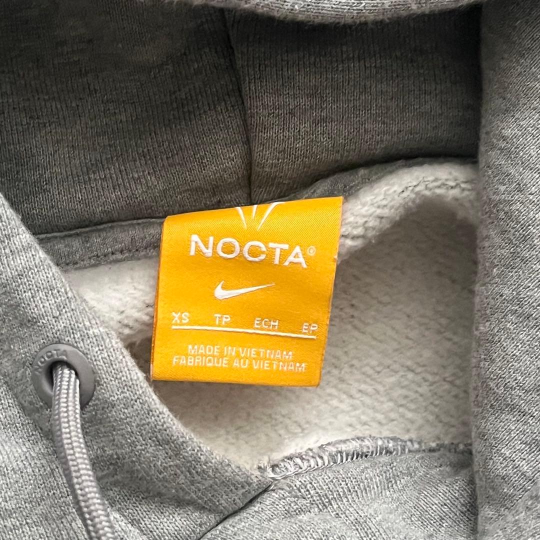 【極美品】NIKE NOCTA drake パーカー XS グレー