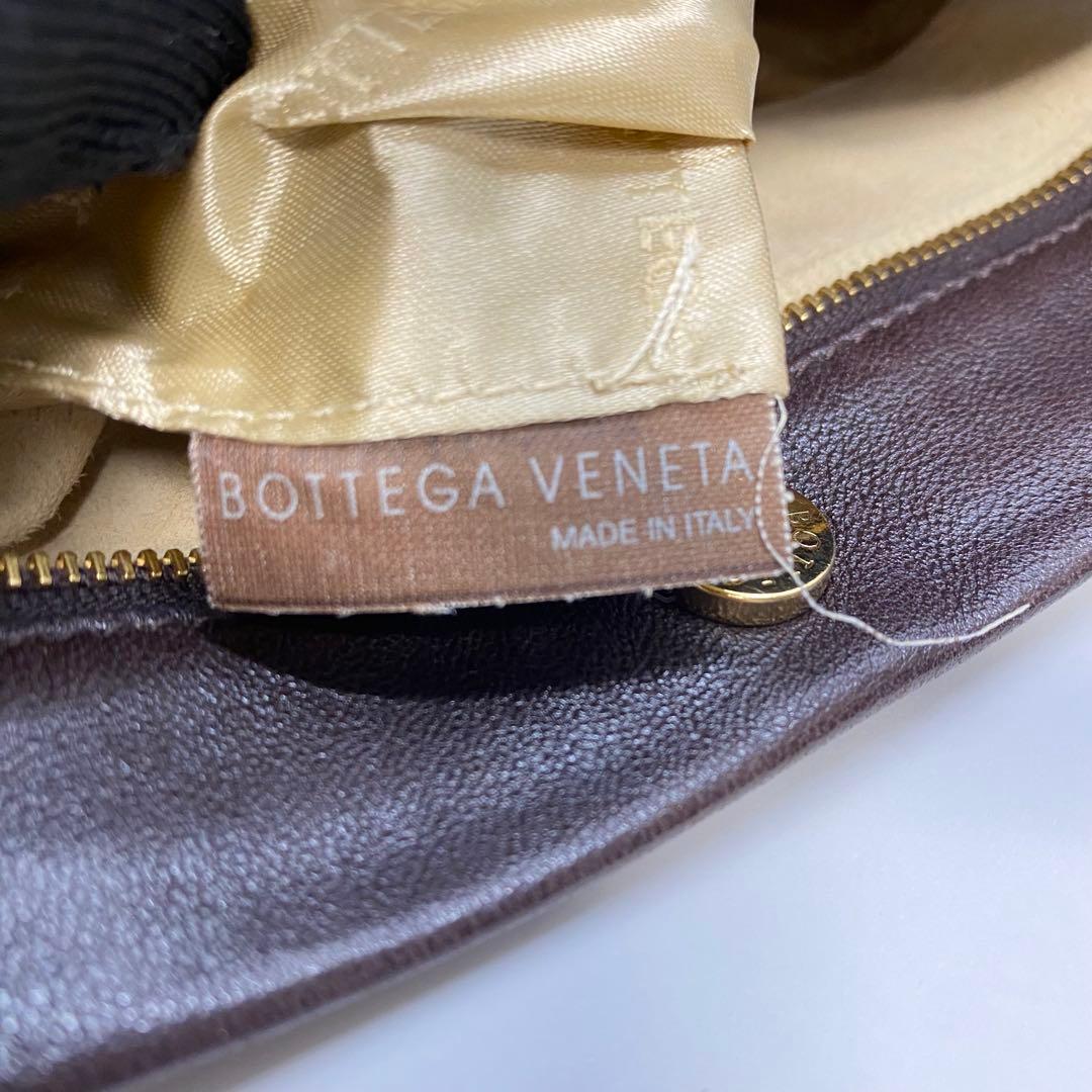 ボッテガヴェネタ ワンショルダーバッグ ブラウン×ピンク イントレチャート