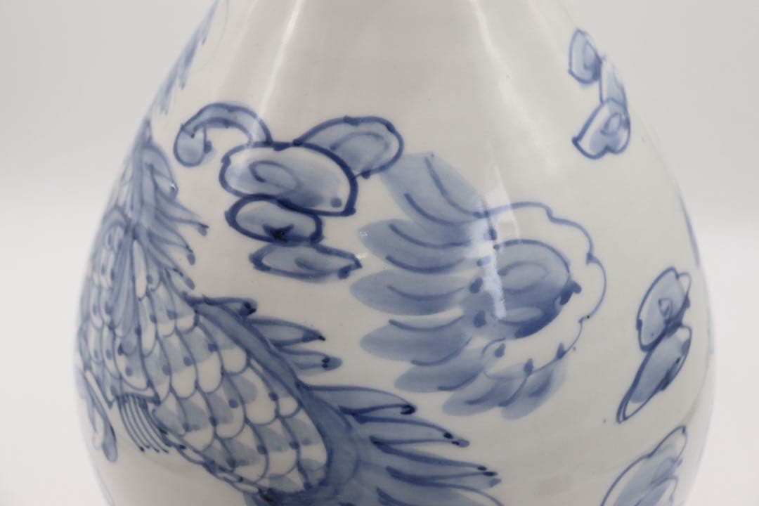 李朝 染付 龍紋大瓶 送料込み250506 - メルカリ