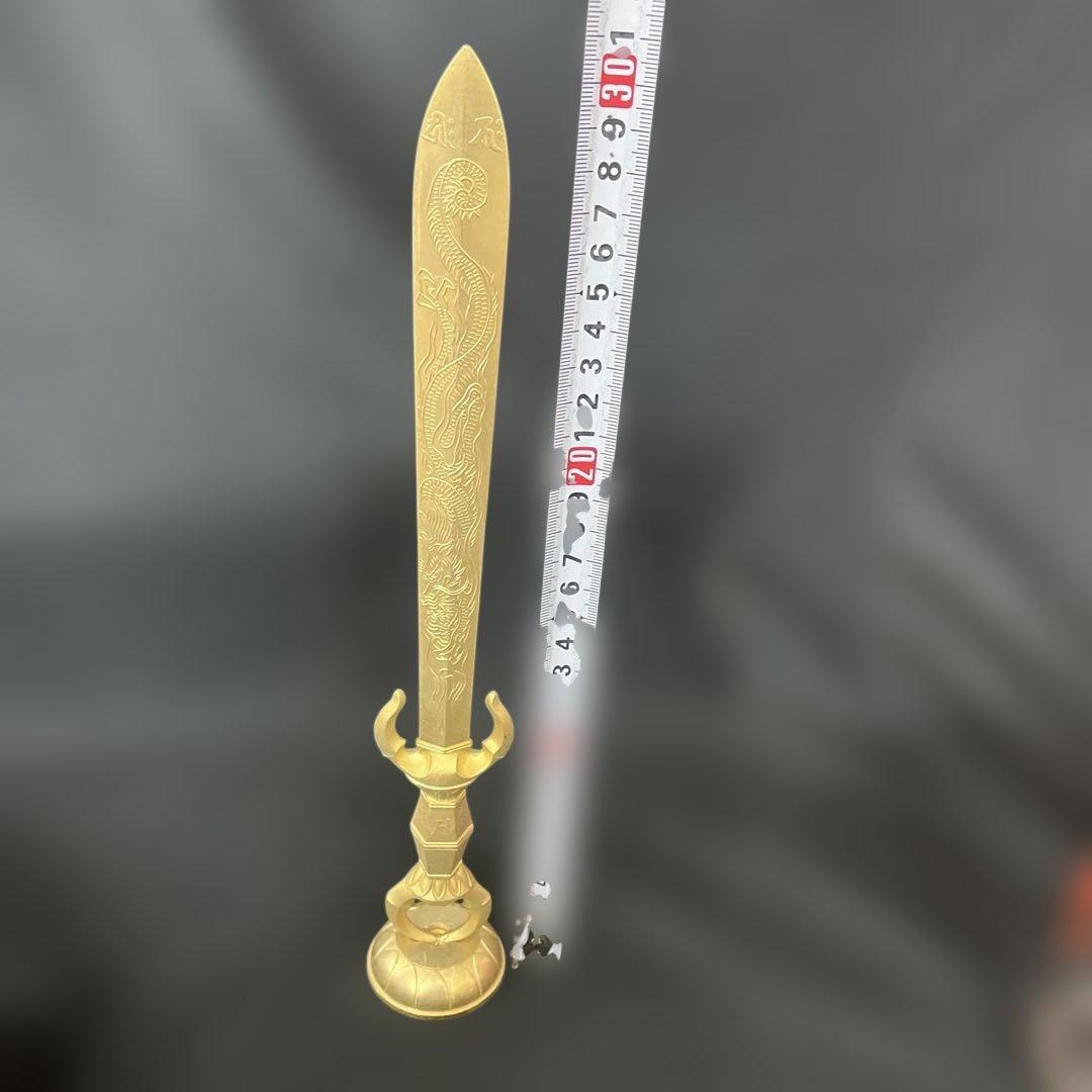 三鈷剣 不動明王 全長 30.5cm 仏具 希少　コレクション　趣味