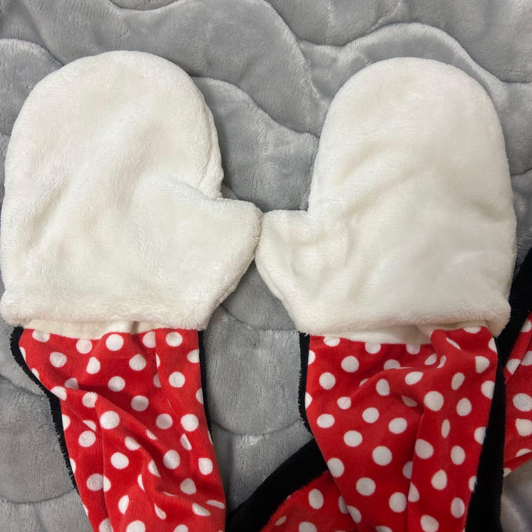 ディズニー ミニーちゃん マフラー マフラーファンキャップ ディズニー