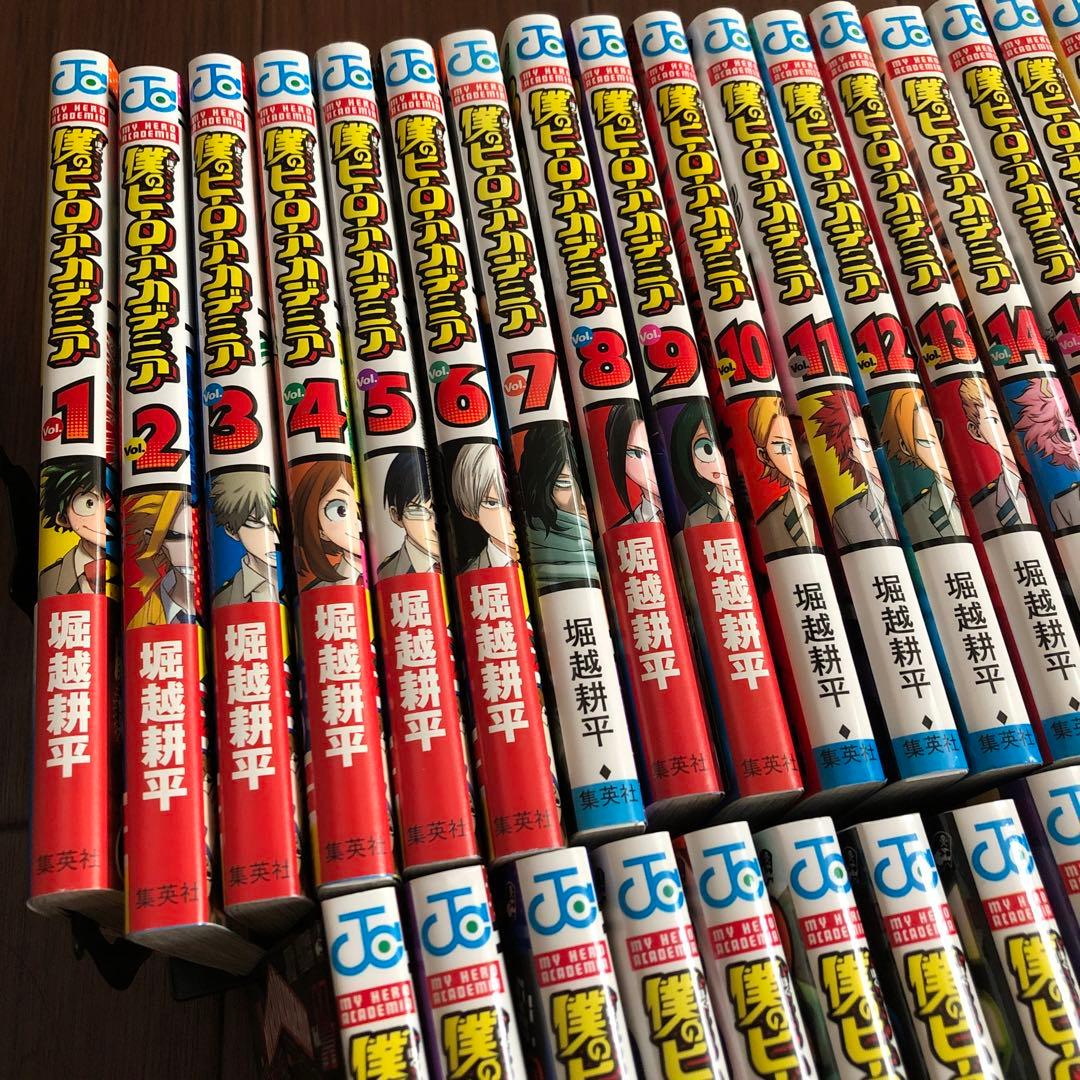 僕のヒーローアカデミア 1〜42巻 全巻初版 帯 チラシ 限定カバー 特典5