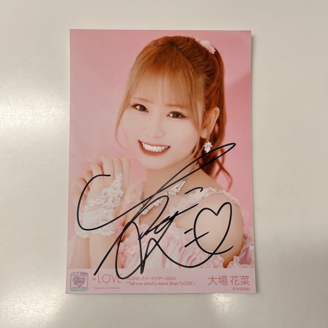 イコラブ 魔法少女衣装 大場花菜 直筆 ヨリ LOVE 大場花菜 7周年衣装②