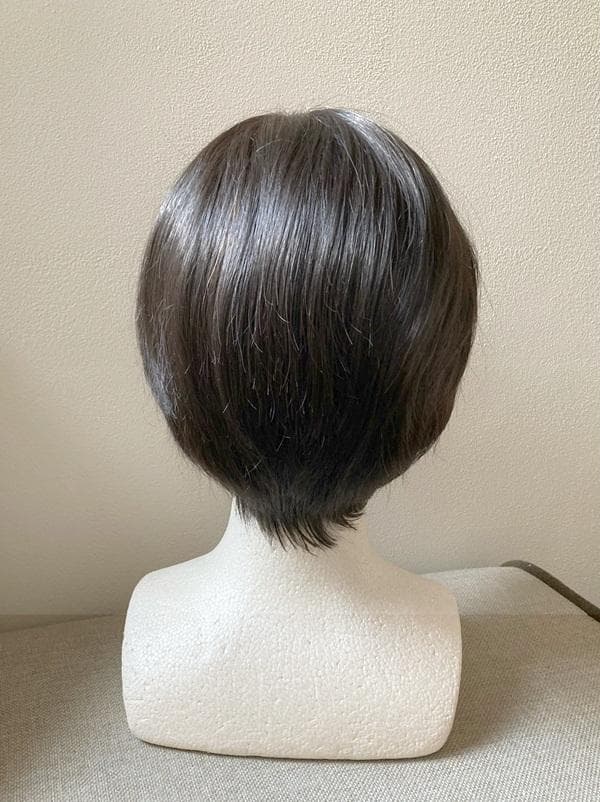 リネアストリア　人毛MIX「天使のブリティッシュショート」M　ブラック