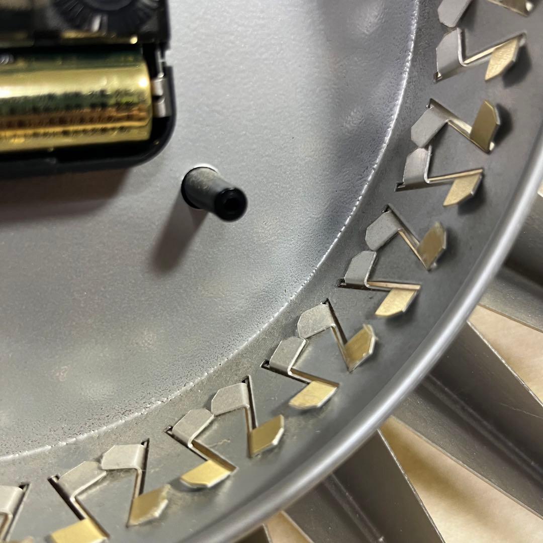 Emits Time ミッドセンチュリー　サンバースト　壁掛け　時計　ビンテージ