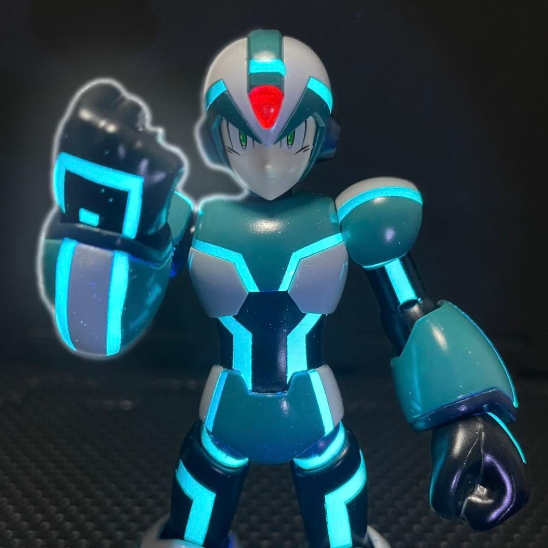 ロックマンx コトブキヤ dive アーマー風全塗装 フィギュア megaman