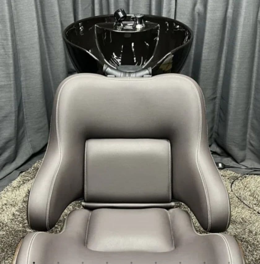 リラクゼーションシャンプーユニット 天然木製両面ドレッサー（直接