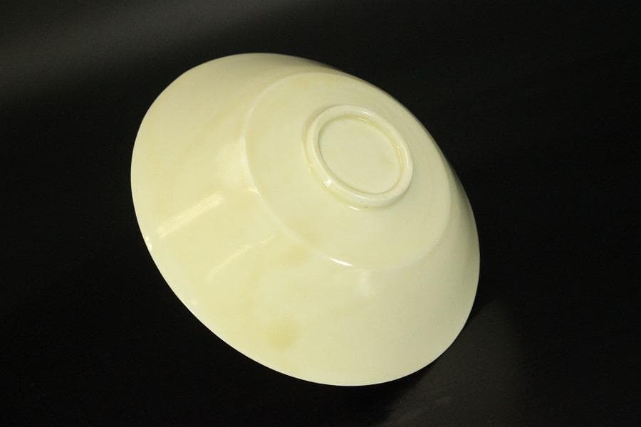 中国美術 白磁 草花鳥紋 碗 φ14.2cm(HA446) - メルカリ