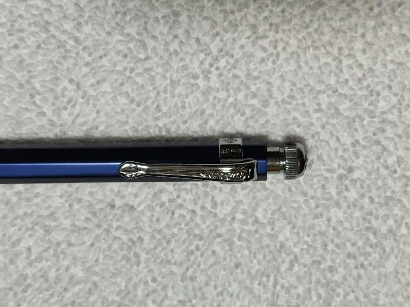 【美品】カヴェコスペシャル ブルー 青 0.7mm シャーペン クリップ付き