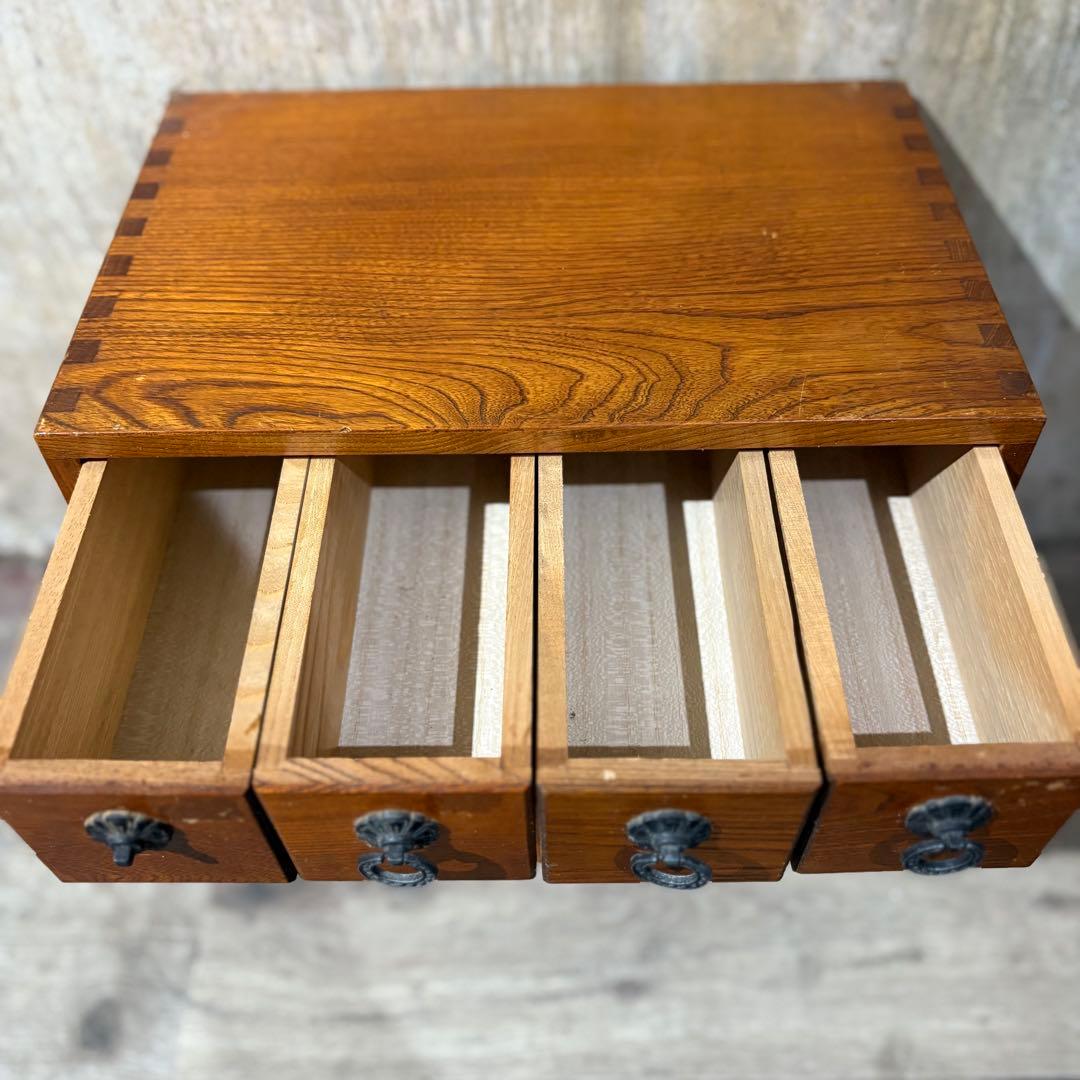 薬箪笥 小抽斗 小引き出し 9杯 ヴィンテージ 現状品