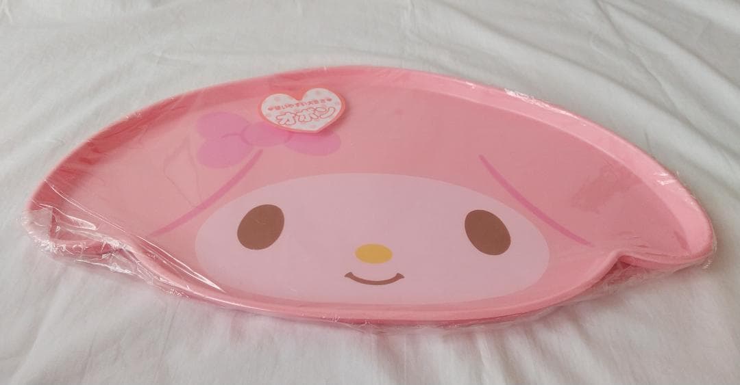 マイメロディ　おぼん　トレイ　フェイス型