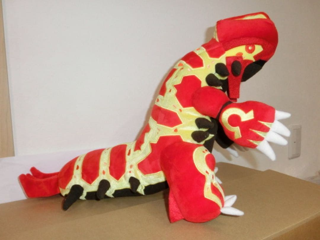 2014ポケモンセンター　ゲンシグラードン ぬいぐるみタグ付き