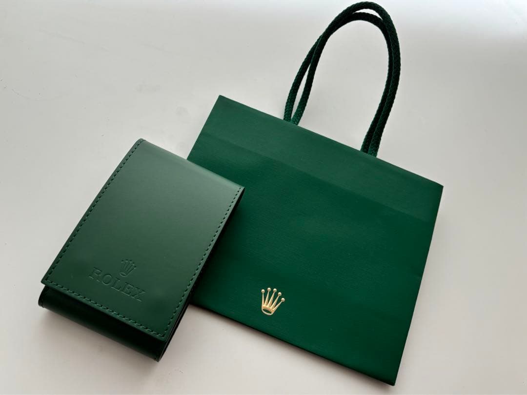 ROLEX ロレックス携帯ケース＆ショップ袋 ROLEX ロレックス 時計携帯用