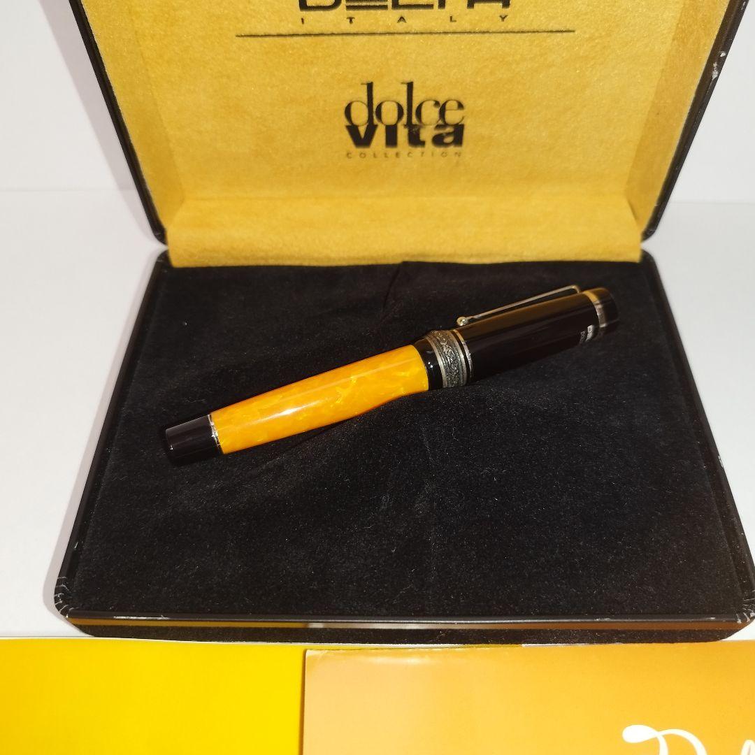 【美品】DELTA Dolce Vita 万年筆 ペン先18k ニブF 詳細ページ | 万年筆 ボールペンなど高級筆記具の販売・買取