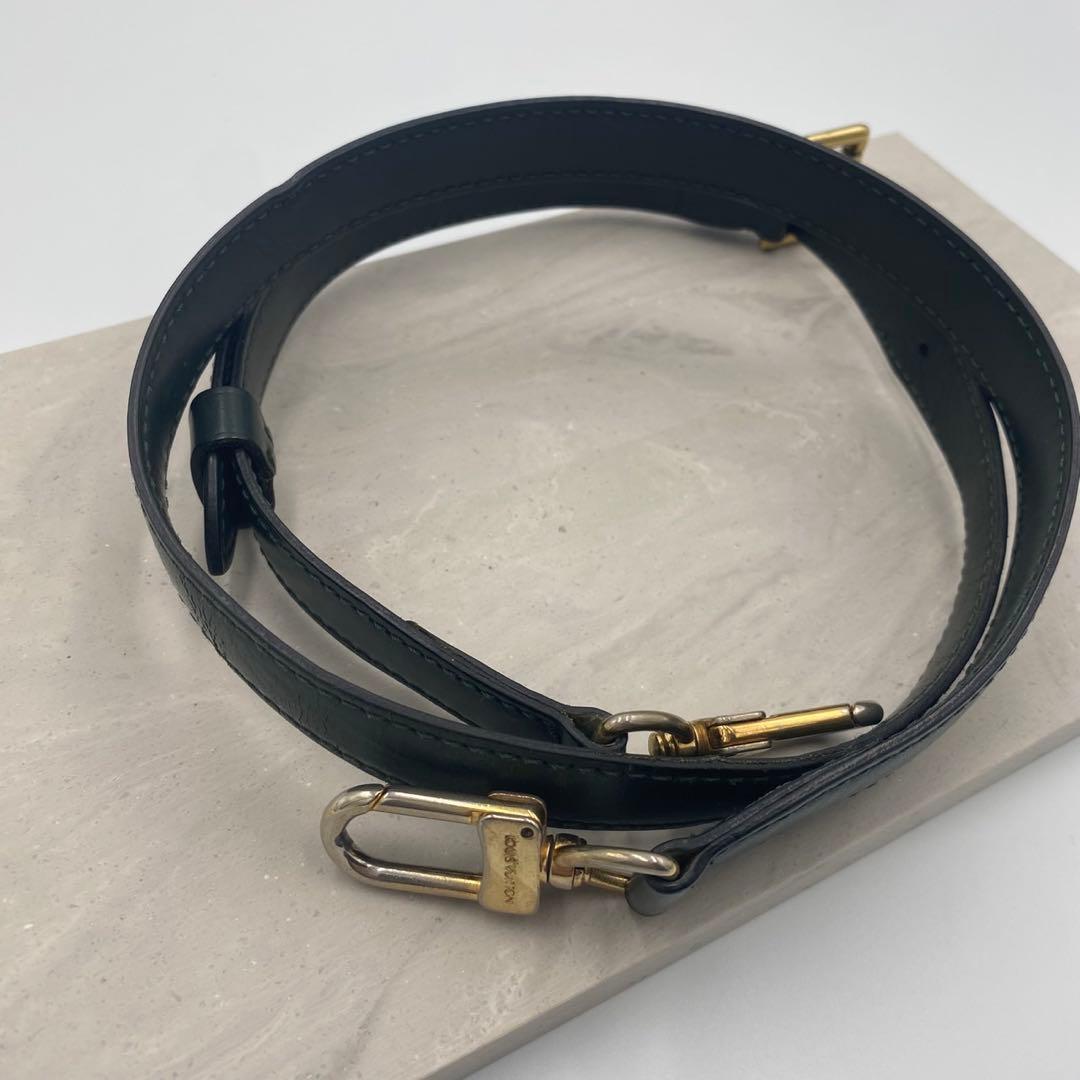 美品！ ルイヴィトン ショルダーストラップ グリーン 66A - メルカリ