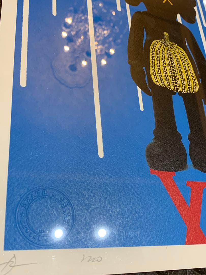 売約済!正規品DEATHNYC 世界限定100枚 バンクシー カウズの通販はau